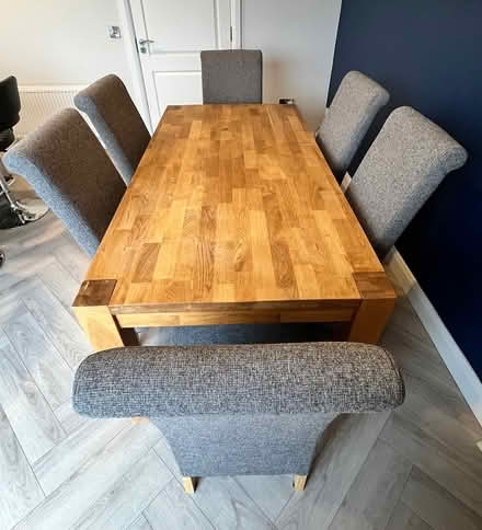 Photo of free Dining table and 6 chairs (Rush, Co Dublin) #1