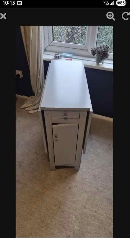 Photo of free Grey foldaway table and chairs (Warminster BA12) #1
