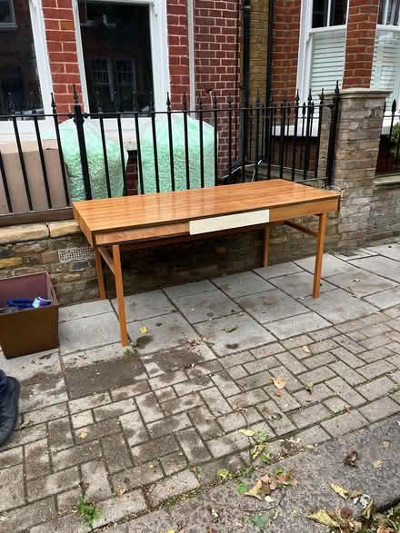 Photo of free Wooden desk (SW11 4RD) #1