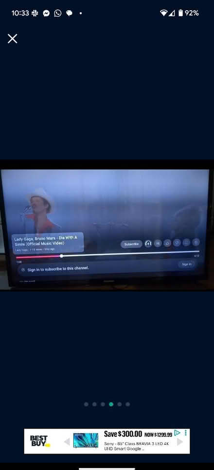 Photo of free 40inch Samsung TV (Union city) #1