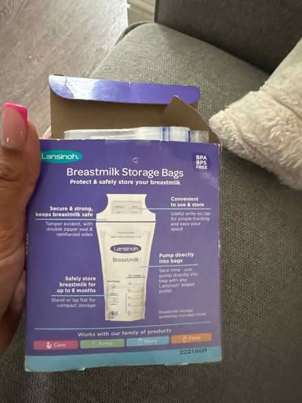 Photo of free Breast milk storage bags (Croydon) #1