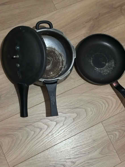 Photo of free Tefal pan and prestige Cooker (Greenwich / deptford bridge) #1