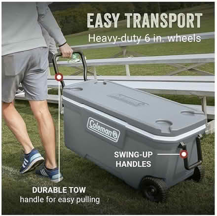 Photo of large, wheeled, rolling cooler (Capitol Hill) #1