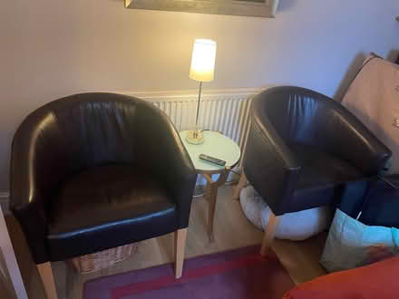 Photo of free Brown tub chairs (Oxford, OX4) #1