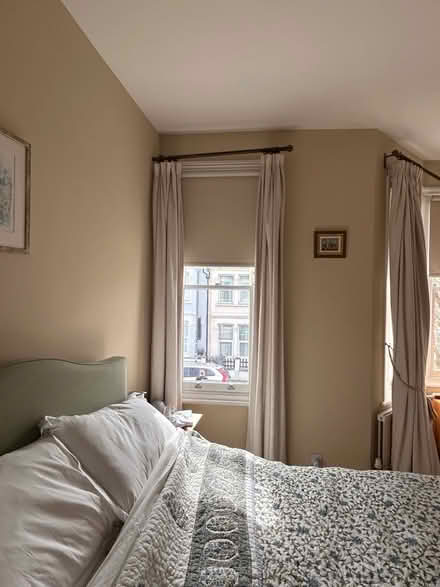 Photo of free Curtains for bay window and single sash (Earlsfield SW18) #2