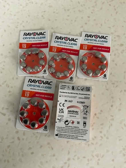 Photo of free Hearing aid Batteries (CW11) #1