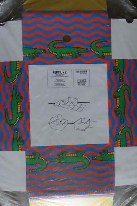 Photo of free Ikea fold up box crocodile pattern (Abingdon OX14) #1