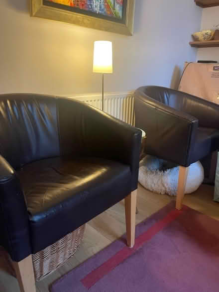 Photo of free Brown tub chairs (Oxford, OX4) #2