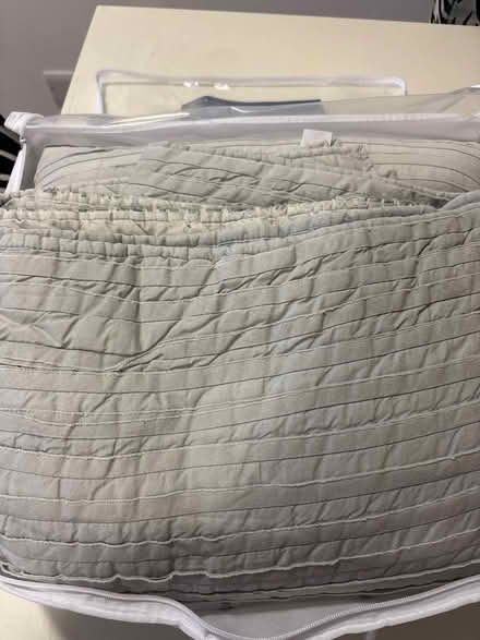 Photo of free King-size West Elm cotton quilt (Richmond TW10) #2