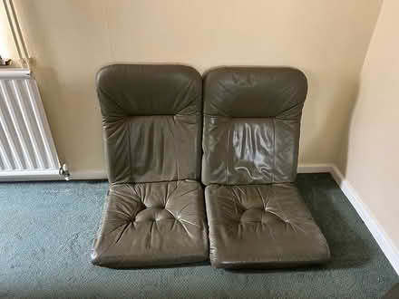 Photo of free Faux leather effect sofas x 2 (East Hagbourne, OX11) #3