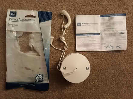 Photo of free Ceiling switch (6A, 1 way, unused) (Crookes (S10)) #1