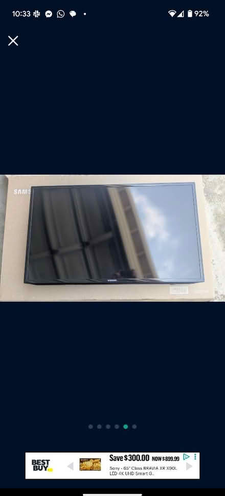 Photo of free 40inch Samsung TV (Union city) #3