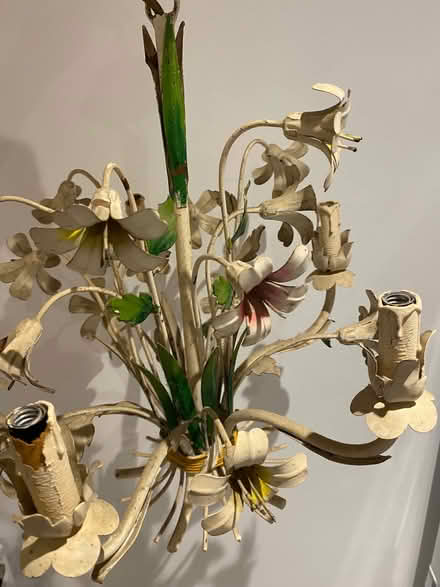Photo of free Vintage metal chandelier (Ravenscourt Park W6) #3