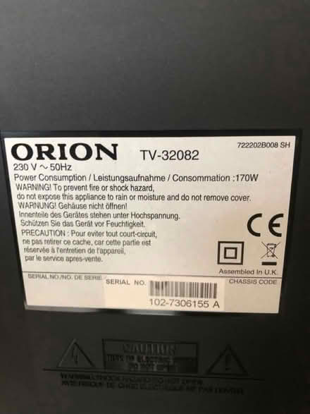 Photo of free 32” tv (Watford WD18) #4