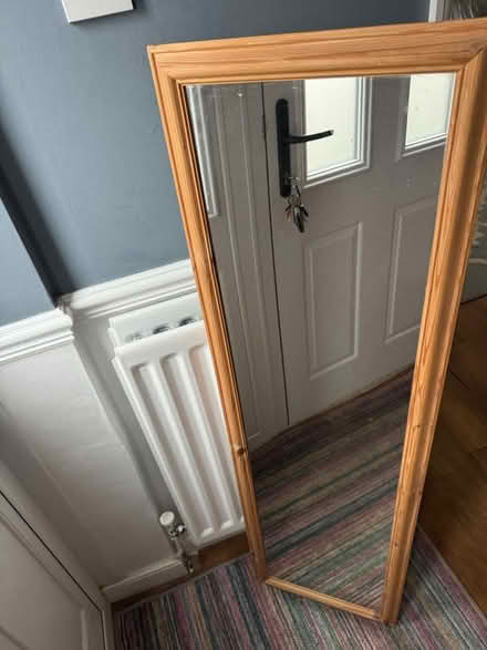Photo of free Tall pine mirror (Bromsgrove, Hilltops B61) #2