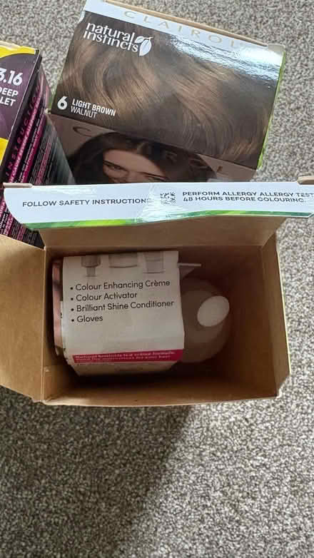 Photo of free 3 x boxes unused hair dye (Church Lench WR11 4UG) #3