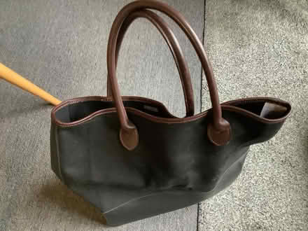 Photo of free Very Heavy Landsend leather Trim, Canvas bag with Rubberised (The Plantation GL5) #2