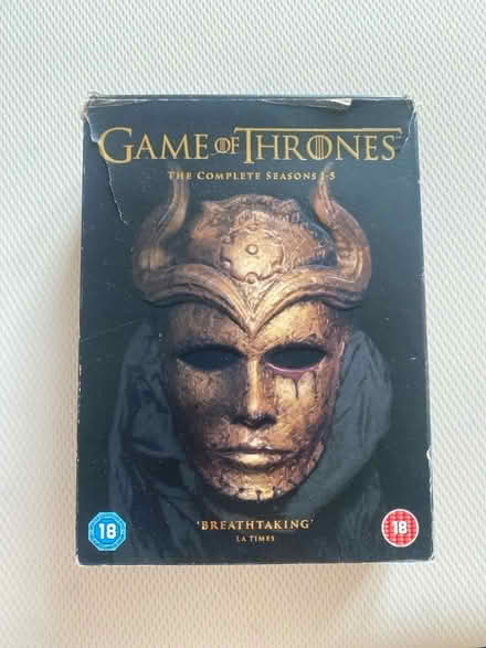 Photo of free Game of Thrones DVD (Seasons 1-5) (Crookesmoor S10) #1