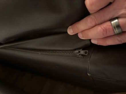 Photo of free 3 Seater Leather Sofa (Little Whelnetham) #3