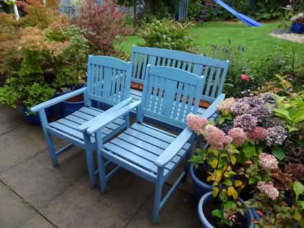 Photo of free Garden bench and two garden chairs (Rectory Farm) #4