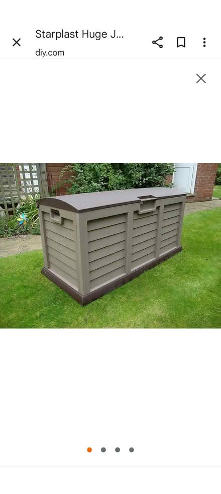 Photo of garden storage box (Stafford ST16) #1
