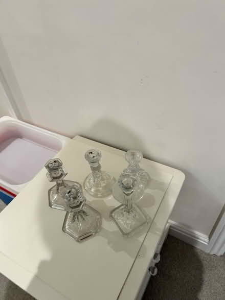 Photo of free Collection of glass candlesticks (Berkekey) #3