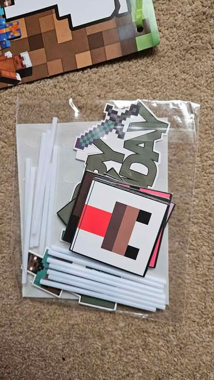 Photo of free Minecraft Birthday decorations (Camberley) #2