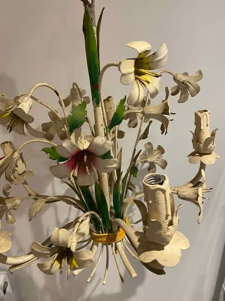 Photo of free Vintage metal chandelier (Ravenscourt Park W6) #2