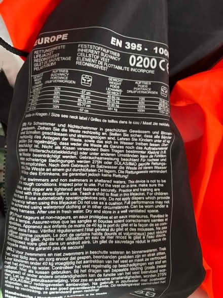 Photo of free Life vest (Chessington KT9) #4