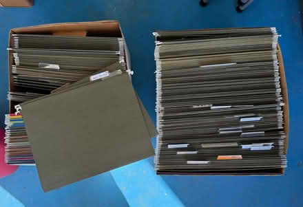 Photo of free Hanging file folders (Albany) #1
