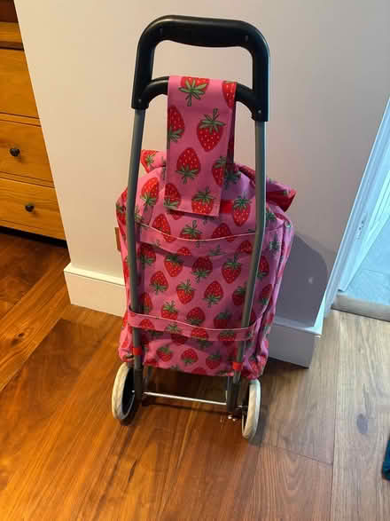 Photo of free strawberry pull along bag (Furzedown Tooting) #2