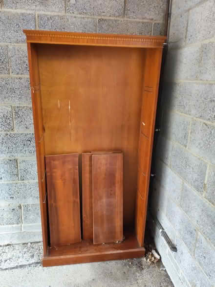 Photo of free old solid wood bookcase (Bracknell Forest RG12) #3