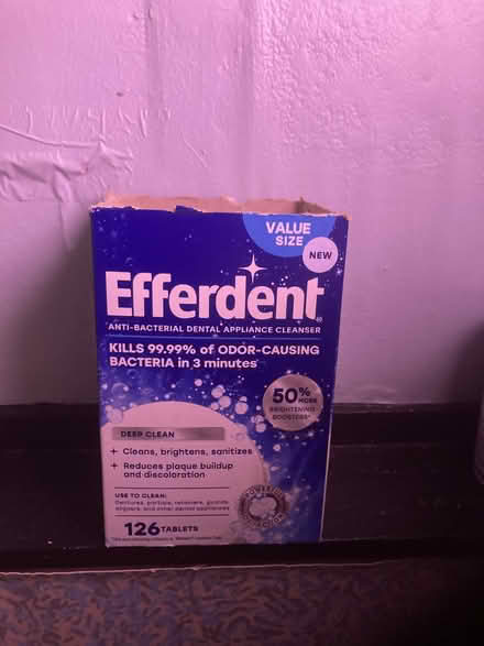 Photo of free Efferdent denture cleaner (South Boston) #1