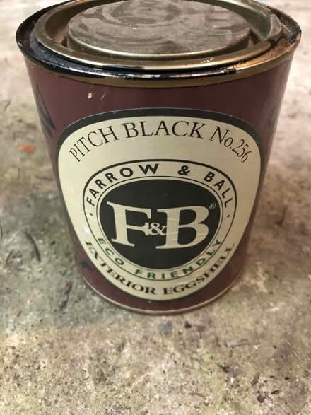 Photo of free Black Paint: Farrer and Ball - Pitch Black (Harrogate HG2) #1