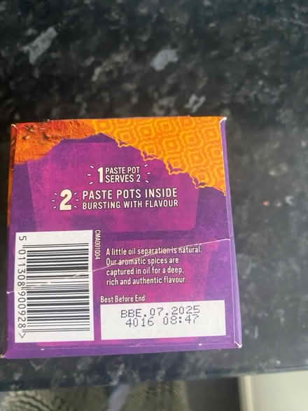 Photo of free Curry paste (Waltham Abbey EN91) #2