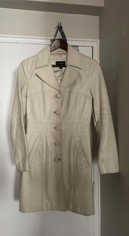 Photo of free Beige leather coat (Midtown, Toronto ON) #1