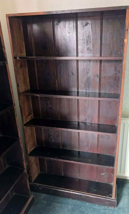 Photo of free Pair of solid wood bookcases (Brockworth GL3) #1