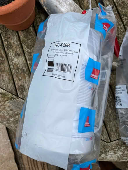 Photo of free Flexible toilet pan connector unused (Weston) #1