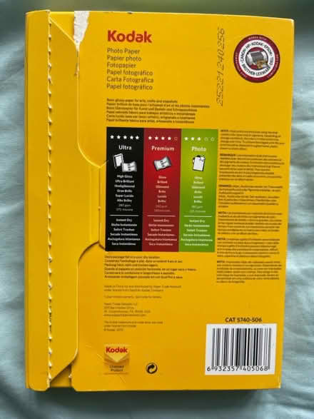 Photo of free Kodak photo paper ( 50 sheets) (ealing W5) #2