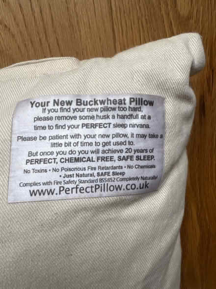 Photo of free Buckwheat pillow (Hitchin (South)) #2