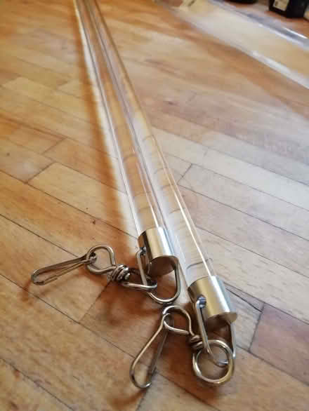 Photo of free 75cm long curtain draw rods (Darshill BA4) #2