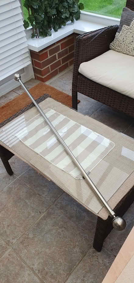 Photo of free Curtain pole - chrome (Broadwater BN14) #1