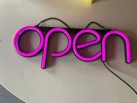 Photo of free Neon OPEN lights sign (CV21 Rugby) #1