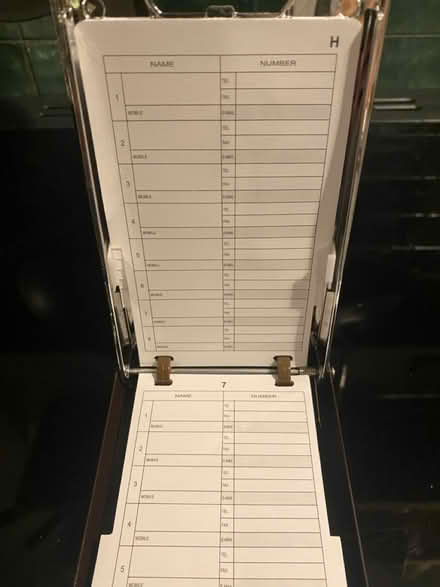 Photo of free Flip pad address book (Croydon) #3