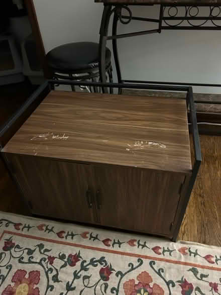 Photo of free Cat litter furniture enclosure (Seattle, Washington) #1