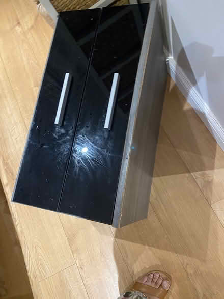 Photo of free Bedside 2 drawer unit (New Haw) #2