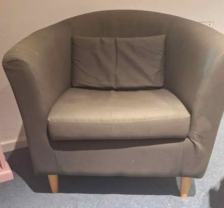 Photo of free Small chair and ottoman (SR, Bret Harte, near Jackson's) #1