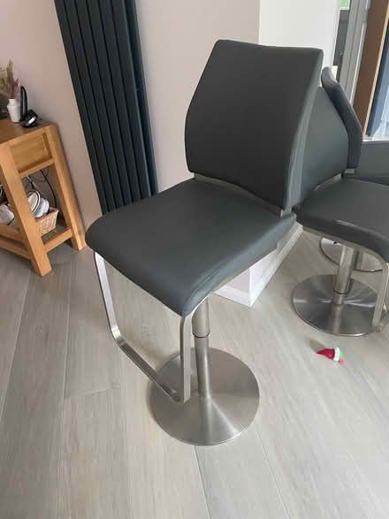Photo of free Set of 3 Kitchen bar stools with backs (Lindford GU35) #2