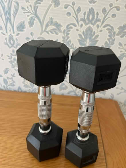 Photo of free 1 x 2kg + 1 x 3kg dumbbells (Keighley) #1