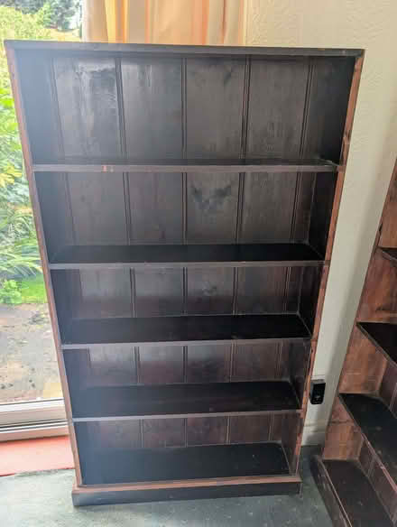 Photo of free Pair of solid wood bookcases (Brockworth GL3) #3